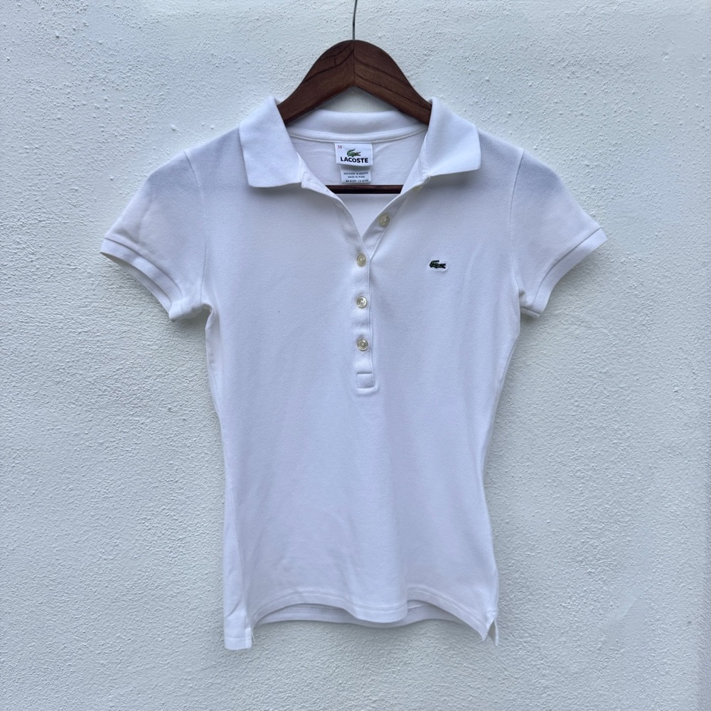 LACOSTE White Polo